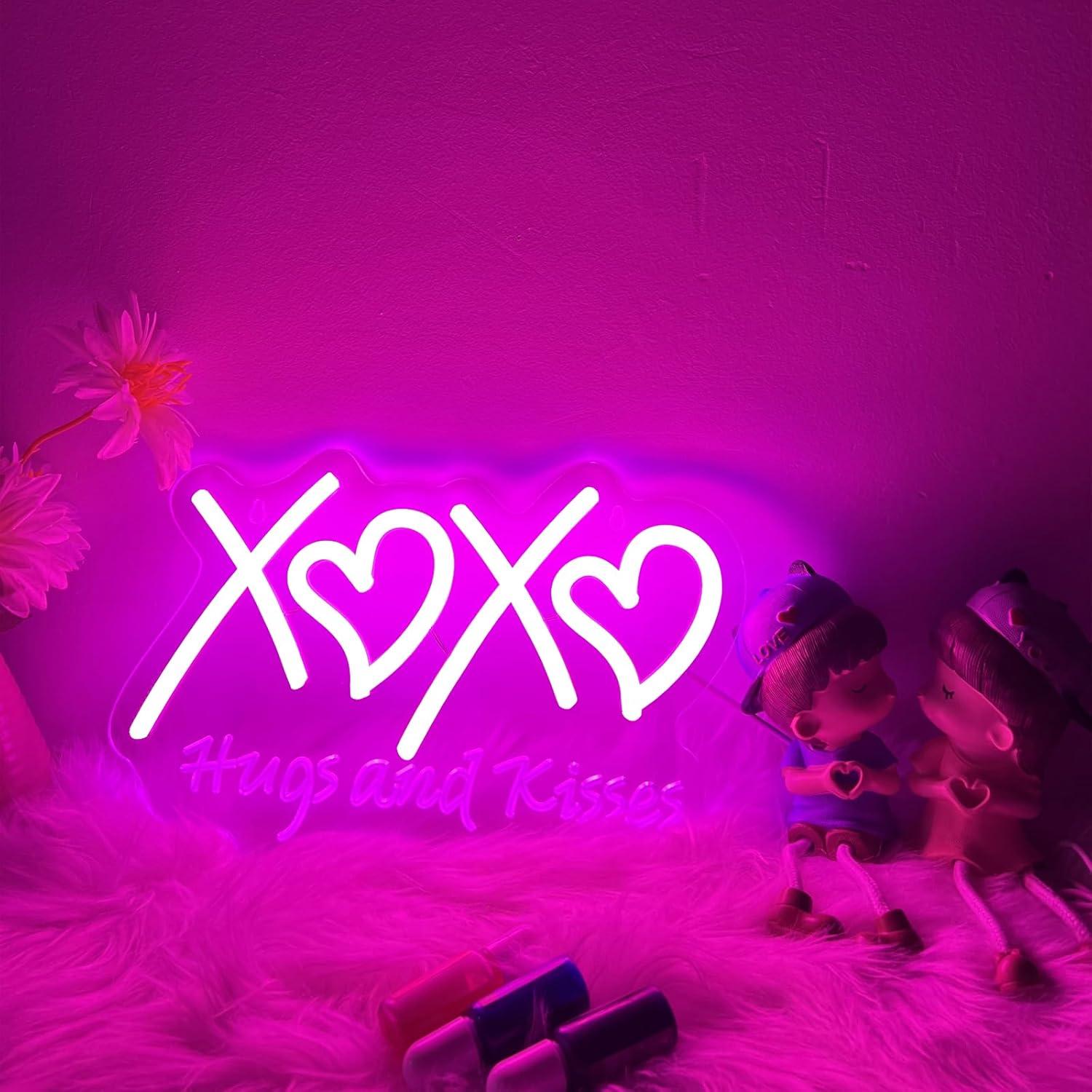 Neonowa tabliczka XOXO z motyw – Neon Sign Party recenzja i cena