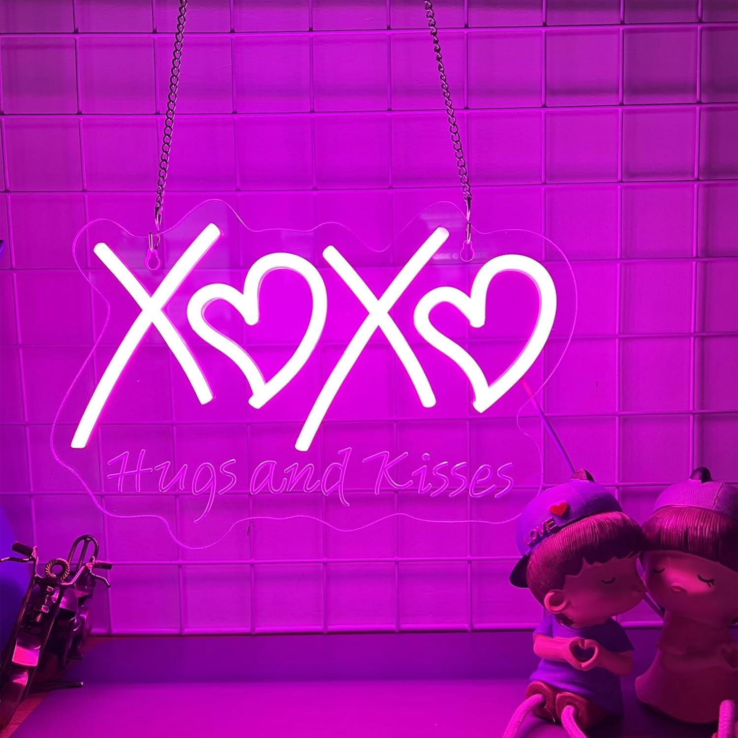 Neonowa tabliczka XOXO z motyw – Neon Sign Party recenzja i cena