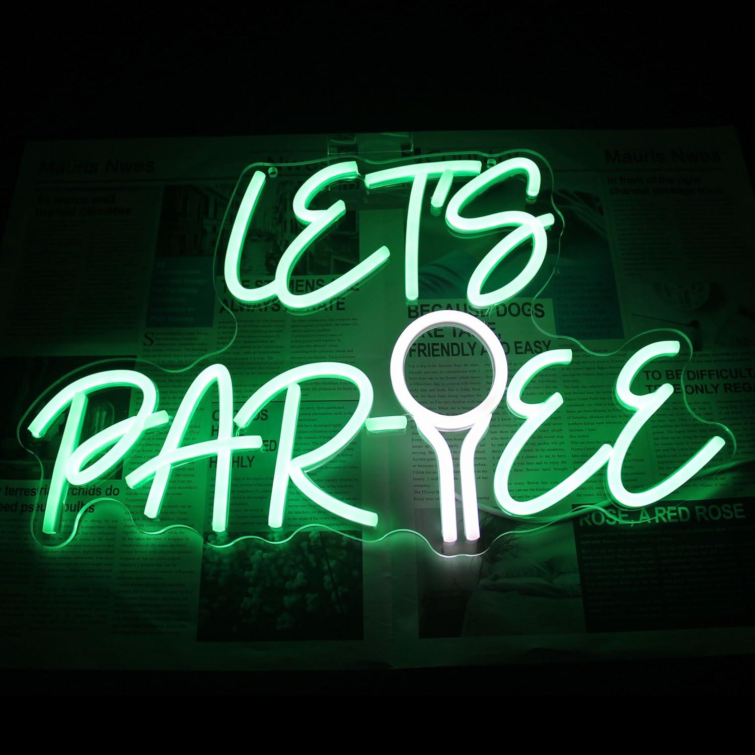 Let's Par Tee Neonowa Tabliczk – Neon Sign Party recenzja i cena