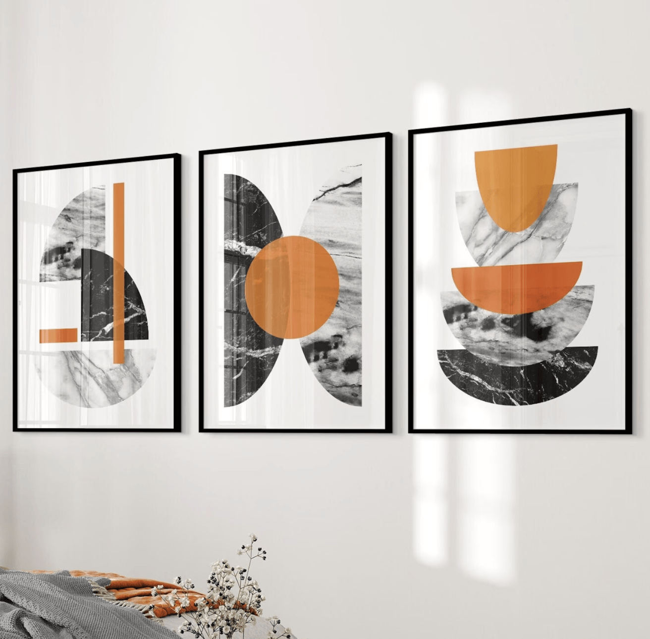 Boho Geometryczne Obrazy na Pł – Flower Wall Panel recenzja i cena