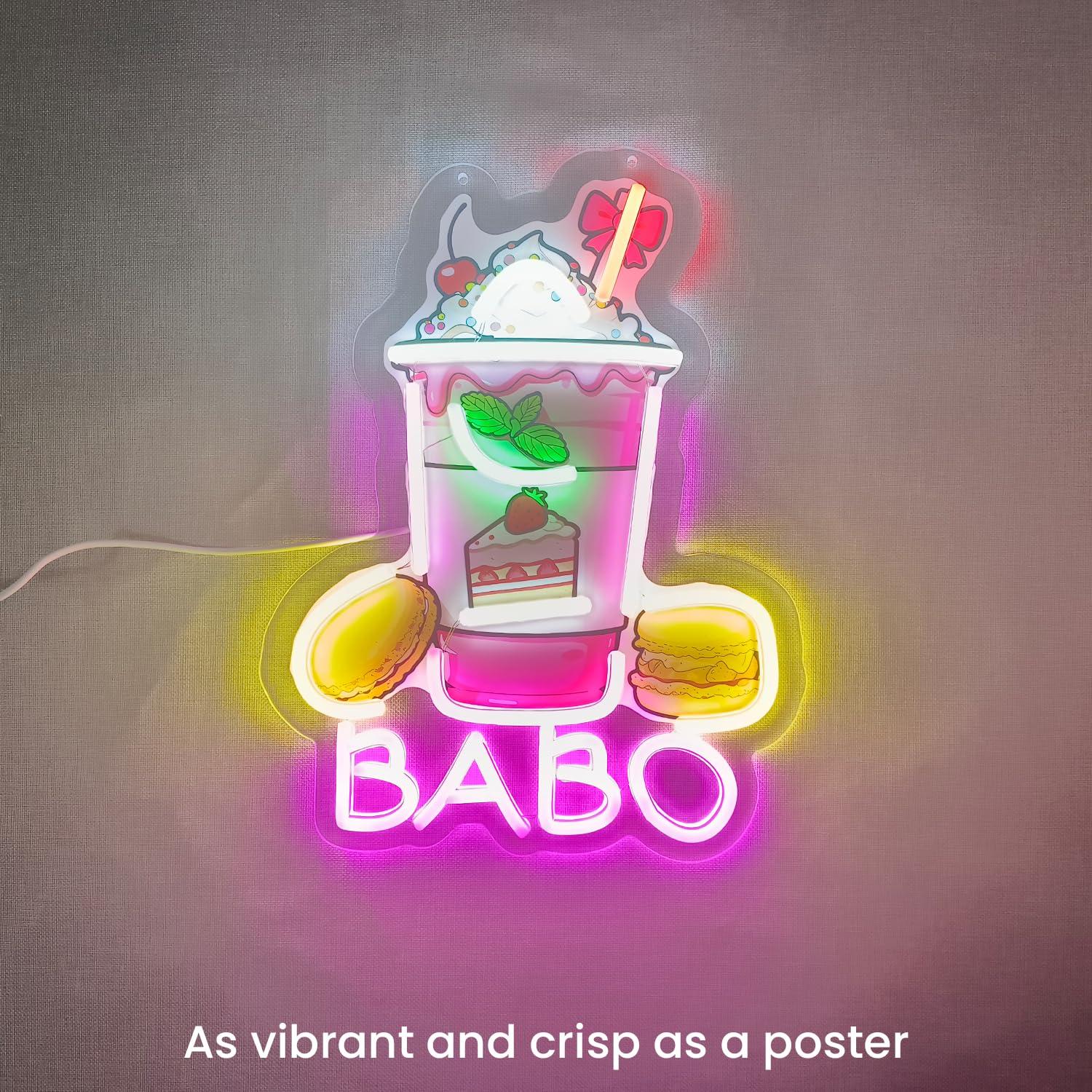 Neonowa tablica z motywem boba – Neon Sign Party recenzja i cena